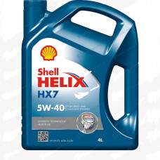 масло моторное Shell  HX7 Plus 5W40 4л. п/синт.