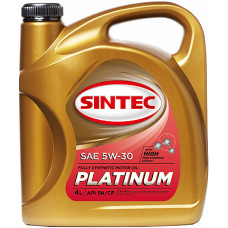 Масло Sintec  5/30 платинум SL/CF синтетическое   4 л 801939