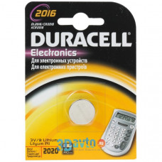 батарейка Duracell CR2016