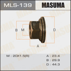 Гайка 'Masuma'  mls139 Toyota RH 9017920020