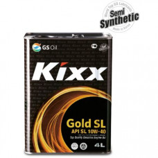 масло мотор. G 10W-40  Gold 10W-40 SL/CF 4л. KIXX п/синт. мет.канистра