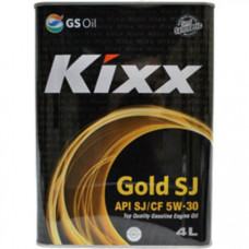 масло мотор. G 5W-30  Gold 5W-30  SJ/CF 4л. KIXX п/синт. мет.канистра