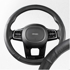 Оплетка экокожа M (37-39 см) SKYWAY Design Art-2 Черная S01102352