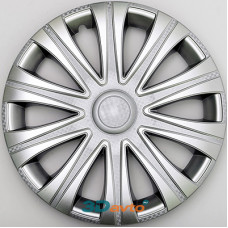 колпаки колесные Май (пруж) R14 (к-4шт) серебро