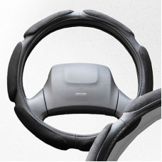 Оплетка замша 6 подушечек L Черная SKYWAY S01101013 /SW-113047