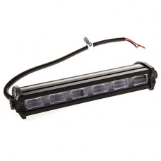 противотуманки светодиод. OFF ROAD 183*26мм прямоуг. 12V/24V 18W 6000К 6 диод. ближ.свет S01501045