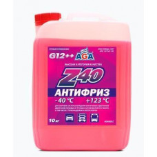 антифриз AGA002Z  красный (-40) 10л (готовый)