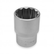 Головка торцевая 12-гранная 1/2''DR (21 мм) AVS H21221