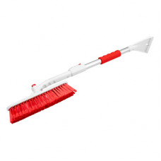 Щетка для снега телескоп. 79-100см со скребком SKYWAY мягкая щетина, ручка , поворот S07801034