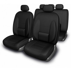 Чехлы сиденья SKYWAY Protect Plus- 9 экокожа 11 предм. черный S01301017