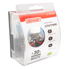 лампа H11 PGJ19-2 24V 70W 580Лм +30% XENON WHITE СПУТНИК 4700К Теплая белая S09101098 (к=2шт)