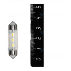 лампа светодиод 12AC-3SMD белая 12T11*36-W/3SMD