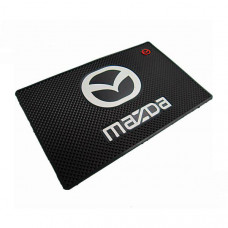 Коврик панели противоскользящий Mazda 185*115*2мм HX-01 SW плоский с эмблемой