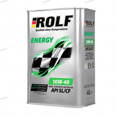 Масло ROLF Energy 10W40 A3/B4 SL/CF (4л) п/c жесть 322227