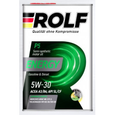 Масло ROLF Energy 5W30 A3/B4 SL/CF (4л) п/с жесть 102097