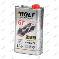 Масло ROLF GT 5W30 A3/B4 SL/CF (1л) cинтетика жесть 322619