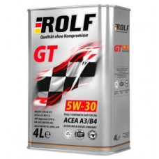 Масло ROLF GT 5W30 A3/B4 SL/CF (4л) cинтетика жесть 322620