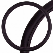 оплетка кожаная XL Черная SKYWAY рифленая S01102079/SW103244