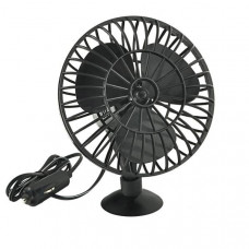 Вентилятор 5'' 12V на присоске пластик S01901001