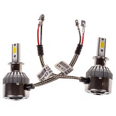 лампа-LED H3 12V 30W 3000LM KS (к=2шт) радиатор+вентилятор ближний свет KS-C6(12)-H3