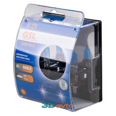 Лампа H1 12V 55W P14,5s 1-конт. GSL 5000K super white ( комп=2шт) 92501 HYPER