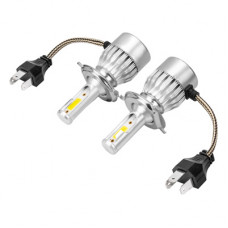лампа-LED H4 P43t 12V 26W 2500Лм SKYWAY вентилятор Атом C6 6000К Белая S08701003 (к=2шт)