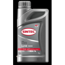 Масло моторное SINTEC LUXE 5000 SAE 5W-40 API SL/CF 1л п/синт 600236