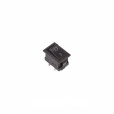 Переключатель ( клавиша) 2-х конт. 250V 3А (2с) ON-OFF черный micro
