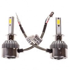 лампа-LED H1 12V 30W 3000LM KS (к-2шт) радиатор+вентилятор ближний свет KS-C6(12)-H1
