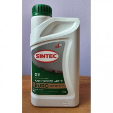 Антифриз SINTEC EURO G11 (-40) 1л (зеленый)
