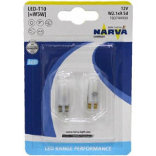 лампа LED T10 W5W NARVA 180744000 (к=2шт)