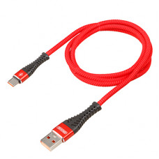 Кабель USB - Type-C 15W 3A красный 1м S09603009