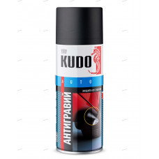Антигравий аэроз черный KUDO (520мл) KU5222